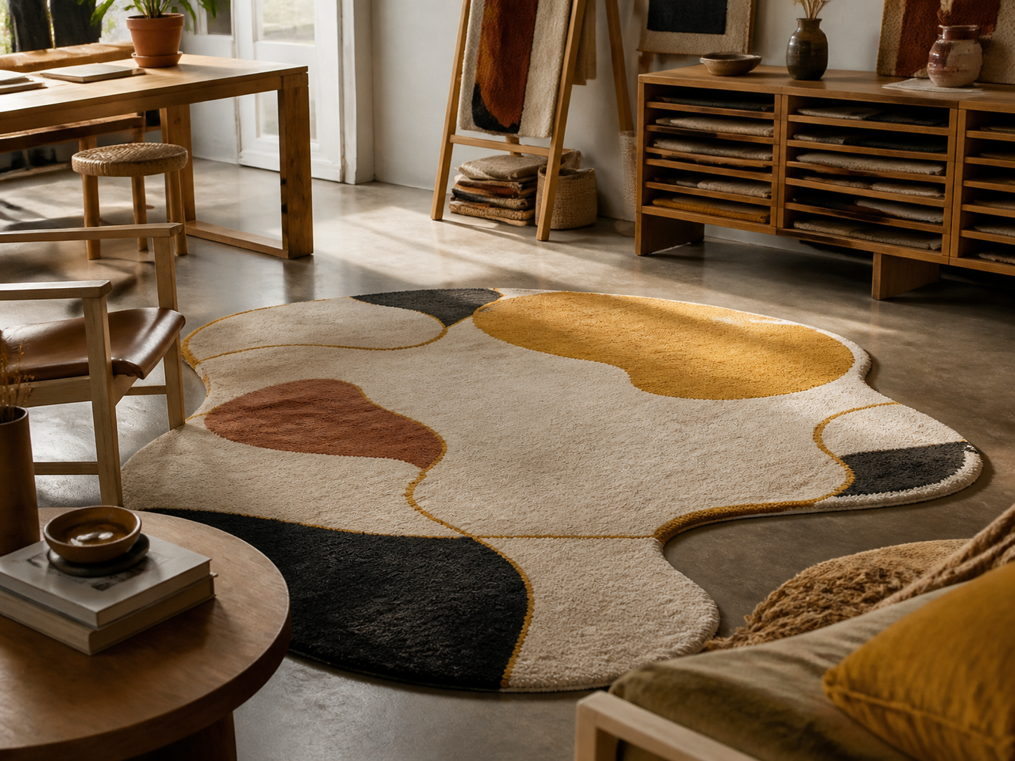 Tapis TuftingStar installé dans un studio créatif